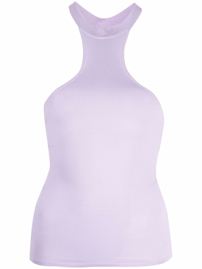 Alessandro Vigilante Technical-knit Racerback Tank Top In Rosa