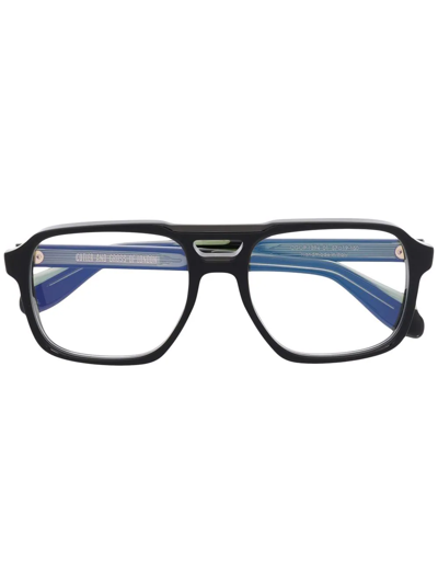 Cutler And Gross Pilot-frame Glasses In Black
