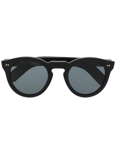 Cutler And Gross 0734 Round Sunglasses In Schwarz