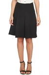 Cece Crepe A-line Skirt In Black