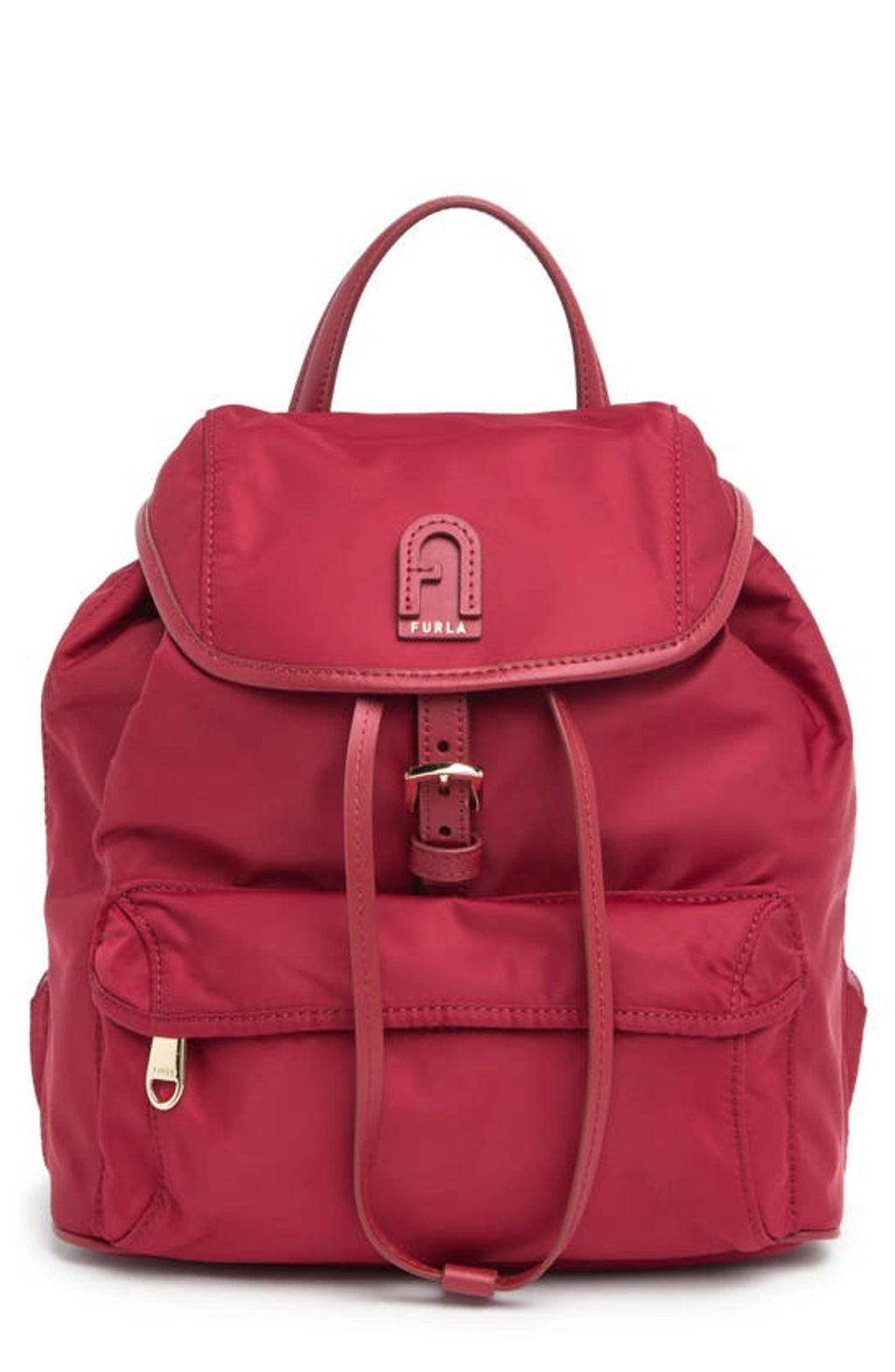 Furla Calipso Nylon Drawstring
Backpack In Cabernet NWT & Dust Bag Furla Costanza Drawstring Bucket Bag in | Mercari main image 4