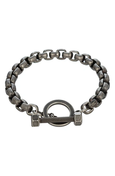 Eye Candy Los Angeles Archy Chain Bracelet In Silver