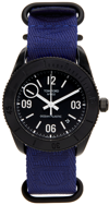Tom Ford Ocean Plastics Sport Stainless Steel Strap Watch In Black/blue