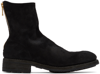 UNDERCOVER BLACK GUIDI EDITION HORSE ZIP BOOTS