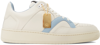 Human Recreational Services Mongoose Low-top Sneaker Bone White Blue And Black In Bone/blue/black