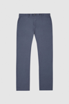 Reiss Pitch Slim-fit Stretch-cotton Trousers In Navy