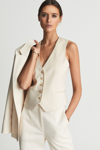 Reiss Devon Vest In White
