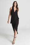 Reiss Xena Midi Dress In Black