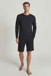 REISS ARMSTRONG - CHARCOAL CREW NECK JERSEY TOP, L