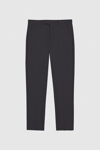 Reiss Hope Travel Slim Fit Trousers In Navy