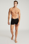 Reiss Three Pack Organic Cotton Boxers In Black