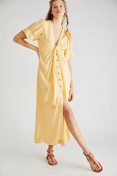 Endless Summer Robe Mi-longue D'été Vintage In Peach Sunrise | ModeSens