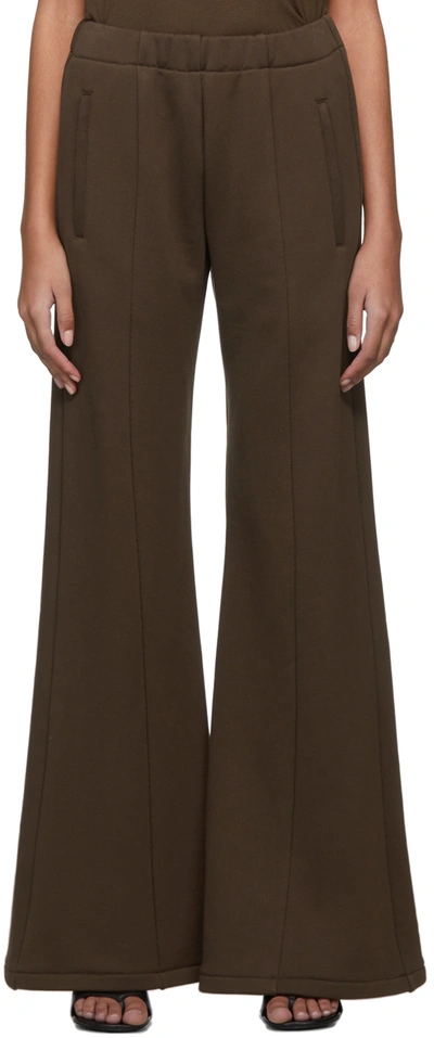 Amiri Brown Wide-leg Lounge Pants In 210 Brown