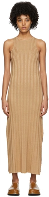Loulou Studio Women's Sleeveless Ribbed-knit Maxi Dress In Beige