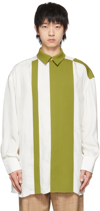 Gauchère Ssense Exclusive Off-white Virgine Shirt In 1403 Off White/chart
