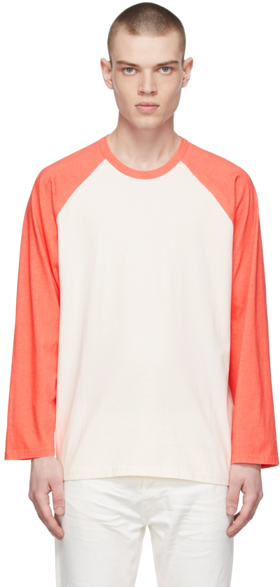 John Elliott Off-white Cotton T-shirt In Pink