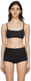 Skims Fits Everybody Scoop-neck Bralette In Onyx