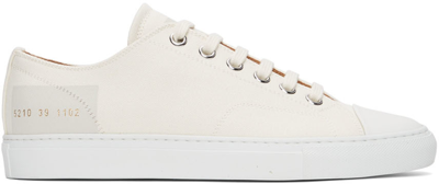 Common Projects Off-white Tournament Low Sneaker In Off White