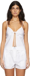 ALEXANDER WANG T WHITE BUTTERFLY CAMISOLE