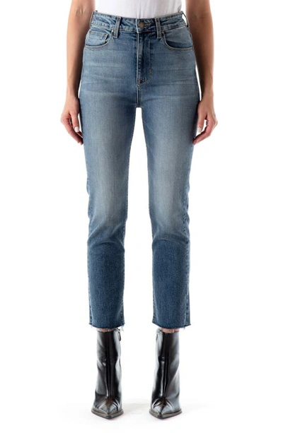Fidelity Twiggy High Waist Crop Slim Jeans In Freebird