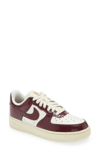 Nike Air Force 1 '07 Lx Sneaker In Sail/ Dark Beetroot/ Coconut