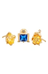 Girls Crew Star Wars™ Droids Stud Earring Set In Rose Gold-plated