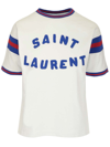 SAINT LAURENT SAINT LAURENT LOGO DETAILED CREWNECK T