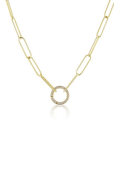 Jenna Blake Women's 18k Yellow Gold & 0.22 Tcw Diamonds Charm Necklace In Ylwgold