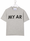 Myar Logo-print Short-sleeved T-shirt In Grey