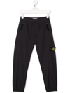 STONE ISLAND JUNIOR COMPASS-PATCH TRACK TROUSERS