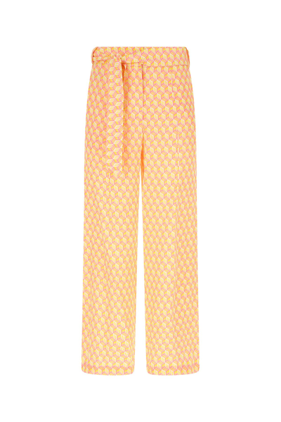 Mcm Embroidered Lyocell Trouser Printed  Uomo S In Yellow