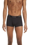 Calvin Klein Ultra-soft Modern Stretch Modal Trunks In Ub1 Black