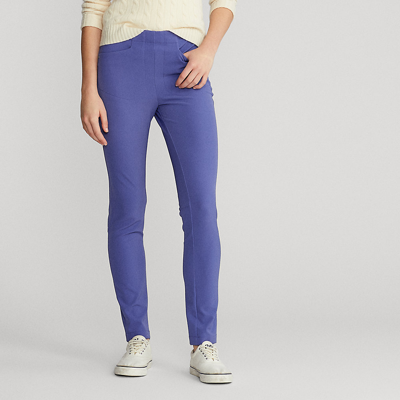 Ralph Lauren Stretch Athletic Pant In Liberty Blue