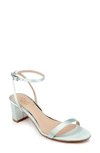Jewel Badgley Mischka Danni Ii Ankle Strap Sandal In Aqua Blue
