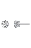 Lafonn Simulated Diamond Solitaire Stud Earrings In White