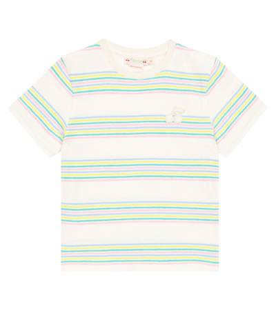 Bonpoint Kids' Amitie Striped Cotton Jersey T-shirt In Multicolore