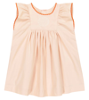 BONPOINT BABY LULU EMBROIDERED COTTON DRESS