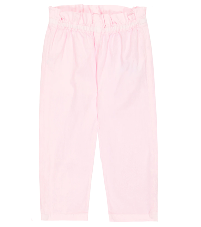 Bonpoint Baby Luciole Denim Trousers In Pale Pink