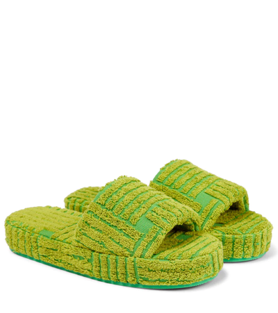 BOTTEGA VENETA RESORT SPONGE SLIDES 