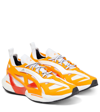 Adidas By Stella Mccartney Solarglide Panelled Sneakers In Creora/actora/ftwwht