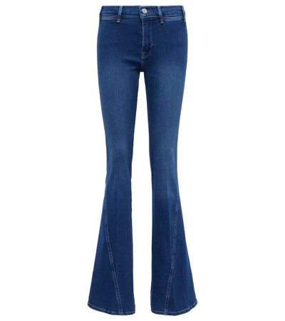 Frame Le High Flare Faded High-rise Flared Jeans In Umma