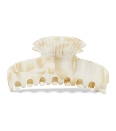 Sophie Buhai Fan Acetate Hair Clip In Mother Of Pearl