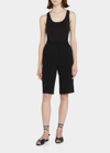 The Row Fenya Scoop-neck Silk Tank Top In Black
