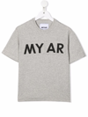 Myar Logo-print Short-sleeved T-shirt In Grey
