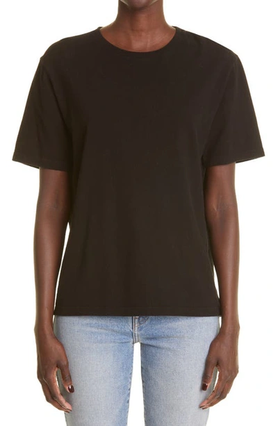 Khaite Mae Cotton T-shirt In Black