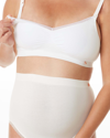 Cache Coeur Maternity Seamless Organic Cotton Bra In Natural