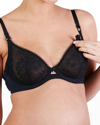 Cache Coeur Maternity Louise Underwire Nursing Bra In Marine