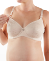 Cache Coeur Maternity Gloss Underwire Bra In Blush
