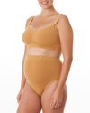 Cache Coeur Maternity Organic Cotton High-waist Briefs In Cumin