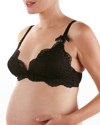 Cache Coeur Maternity Lollypop Soft-cup Bra In Black